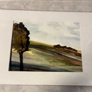 Landscape Watercolor Art Print